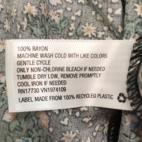 Wild Fable Ruffled Floral Babydoll Mini Dress Black - Picture 8 of 10